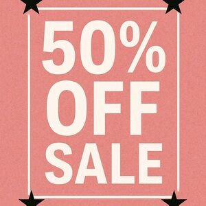 50% OFF CLOSET SALE